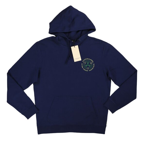 Scotch & Soda Other - Scotch & Soda Tennis Club Pullover Hoodie w/Kangaroo Pocket Men's Sweatshirt NWT
